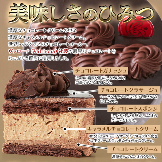 濃厚なチョコレートのケーキ☆ヴォル・ド・ニュイ4号