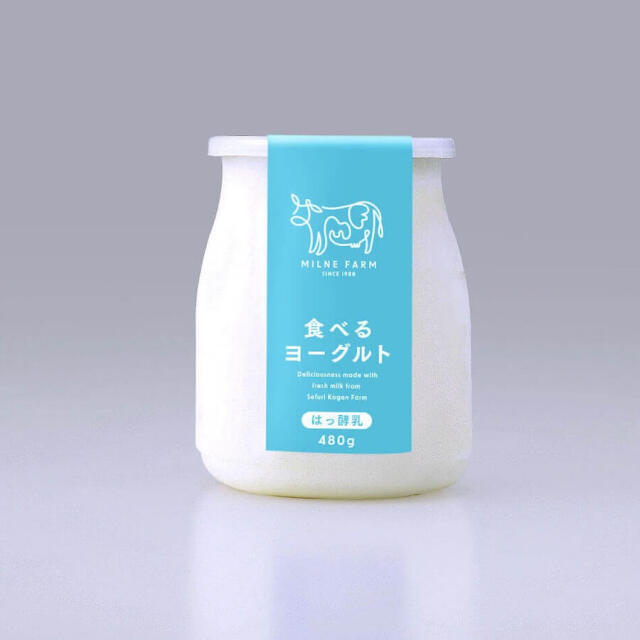 ミルン牧場の食べるヨーグルト（無糖）480g