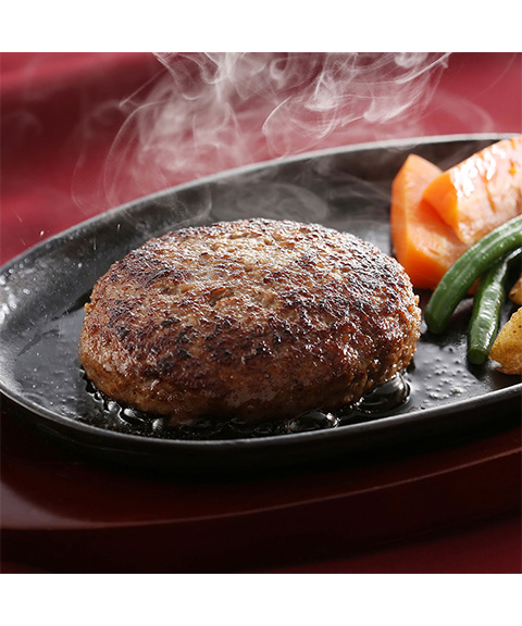 大阪 「夢一喜」 国産牛・豚肉使用 焼ハンバーグ