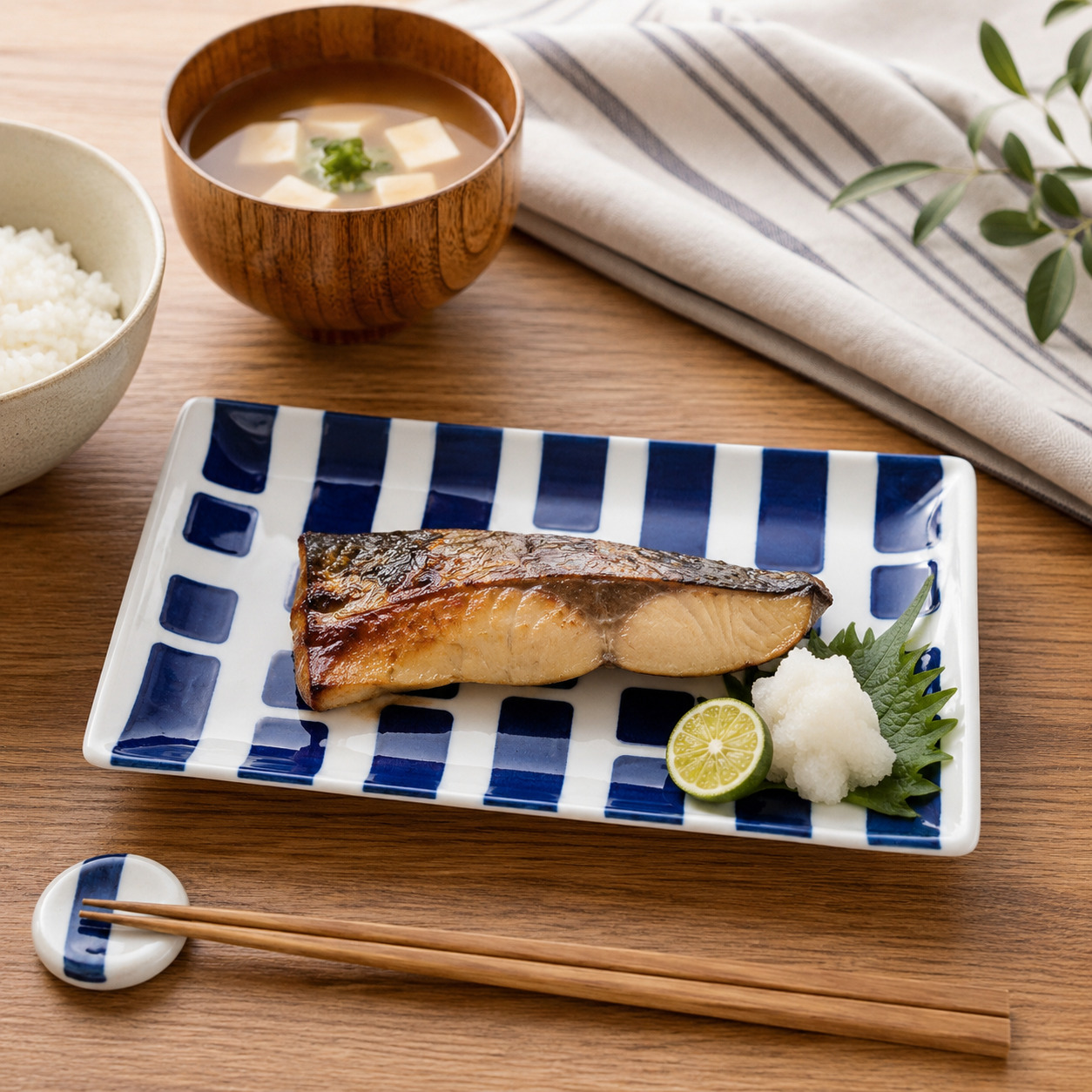 【送料無料】波佐見焼 swatch 長角皿 ポロック 角皿 焼物皿 焼き魚皿 おかず皿 プレート 幾何学模様 ブロック ボーダー