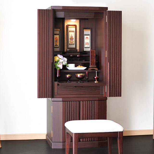 モダン仏壇 ロマネスク 花梨 43×17号