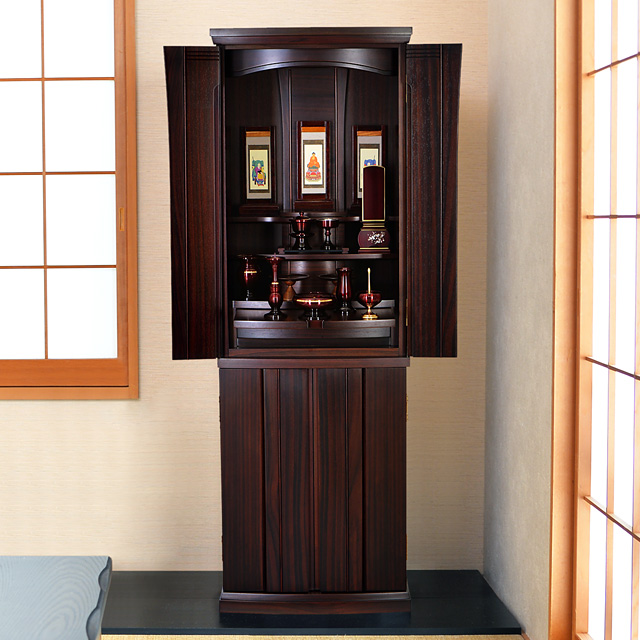 唐木モダン仏壇 シートン 紫檀 41×14号