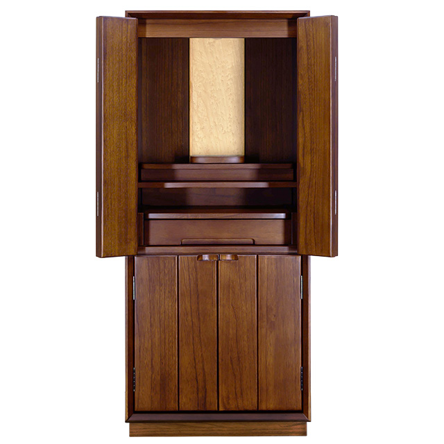 モダン仏壇 月光 桐 16×38号