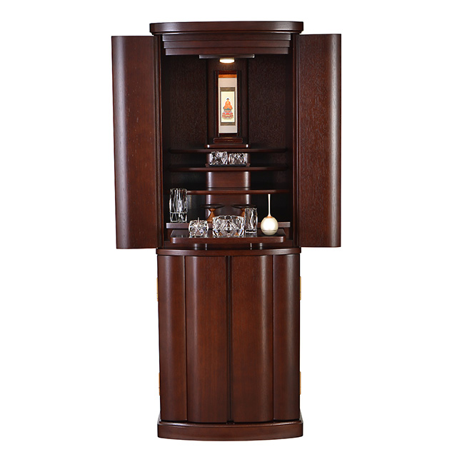 マルーン 床置き 紫檀色