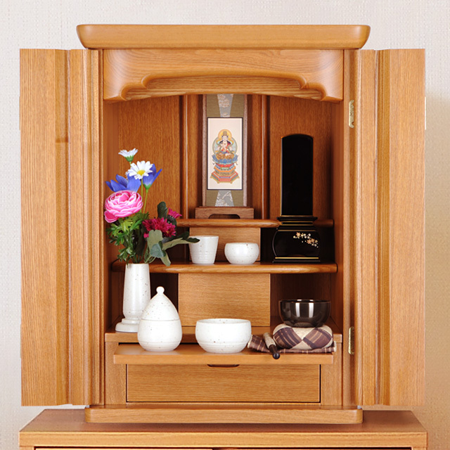 モダンミニ仏壇 エコ 18号 ライト