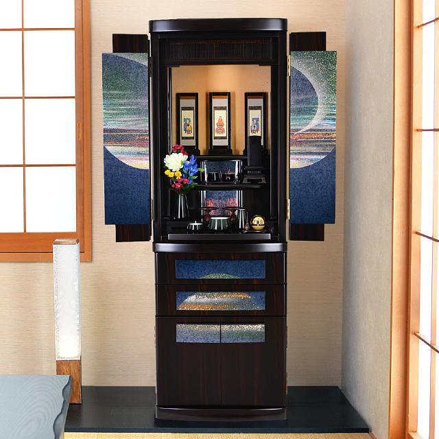 雅モダン仏壇 綺羅星 43×16号