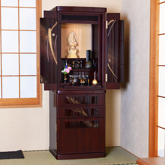 雅モダン仏壇 空ノ奏 43×16号