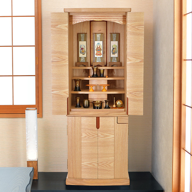 モダン仏壇 ゆうづき 43×16号