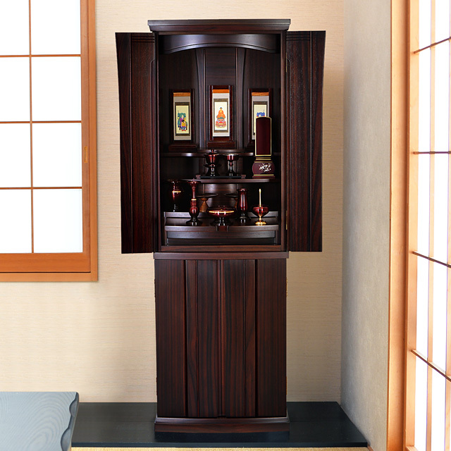 唐木モダン仏壇 シートン 紫檀 41×14号