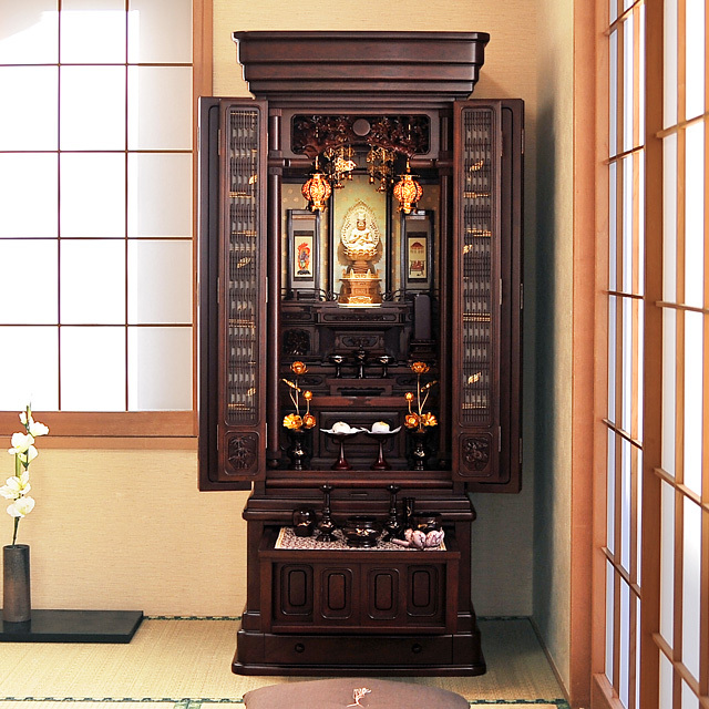 唐木仏壇 豊国 紫檀 52×21号