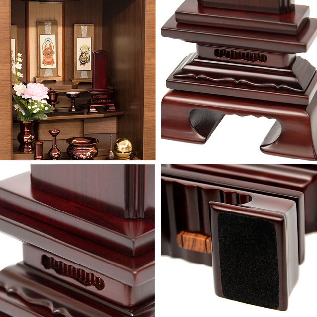 会津 唐木位牌 『上春日 紫檀』