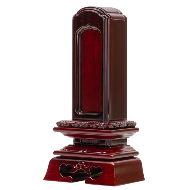 位牌 勝美回出 紫檀 