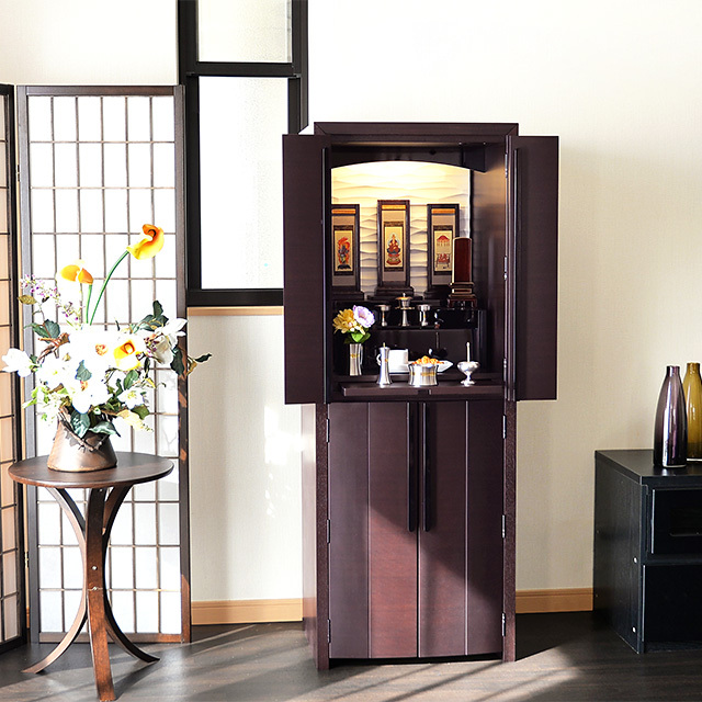 スタンド掛軸 雅 紫檀