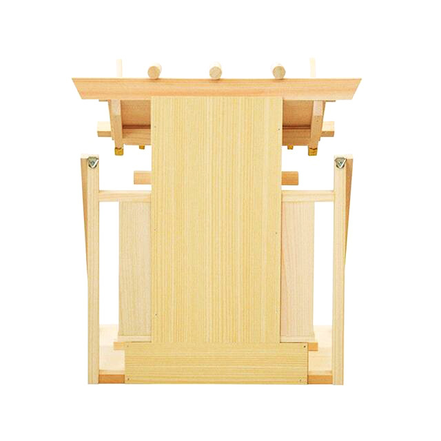 神棚 東濃桧 壁掛け一社造り 開運 棚板付き