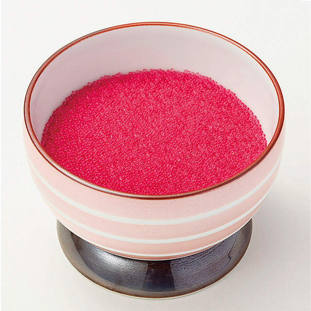 ガラスビーズ 香炉灰のかわり ピンク 150g