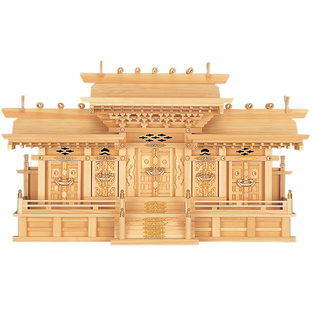 神棚 マス組付五社造り・大