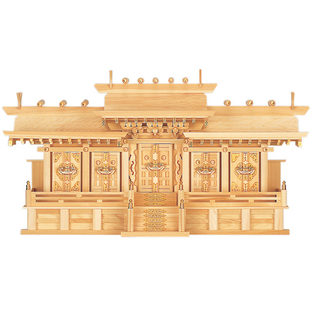 神棚 マス組付五社造り・中