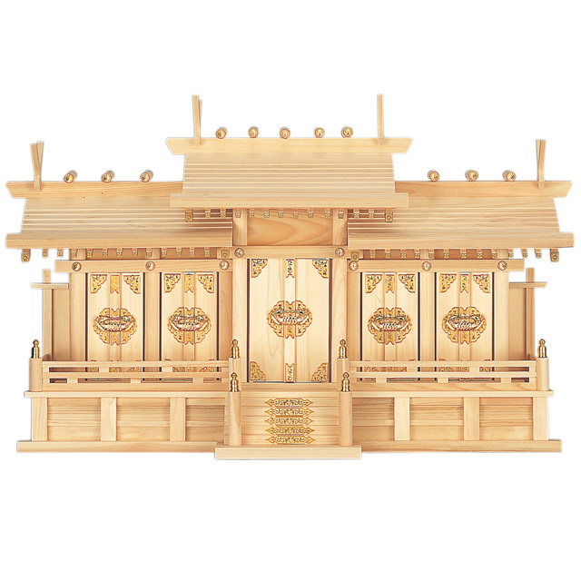 神棚 屋根違い五社造り 小・中・大