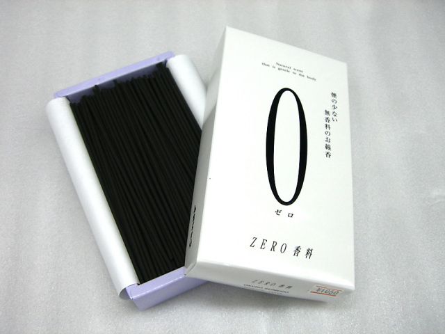 煙の少ない無香料のお線香 ０(ゼロ)