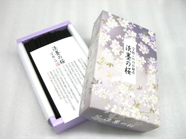 宇野千代のお線香 淡墨の桜(うすずみのさくら)