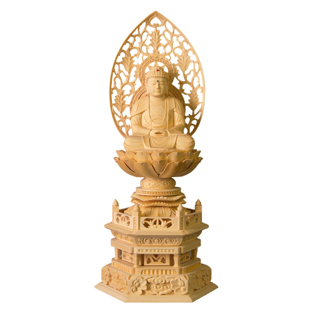仏像 白木 座釈迦