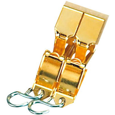 吊クリップ金メッキ２個セット