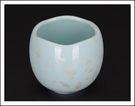 まるか ミントグリーン 茶器（茶湯器）