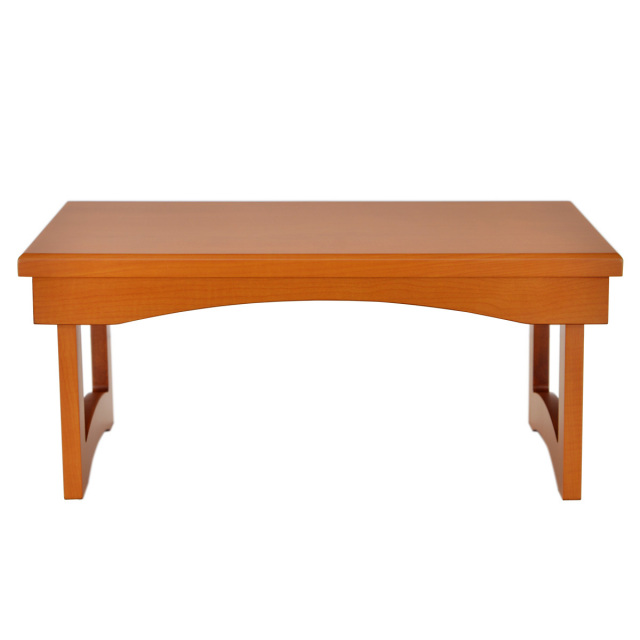 花台兼用 折りたたみ 供物机 静 メープル調 14号