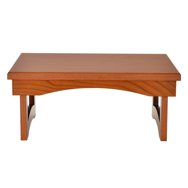 花台兼用 折りたたみ 供物机 静 ケヤキ調 14号～20号