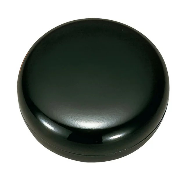 日本製 PC 香合  黒 2.5寸