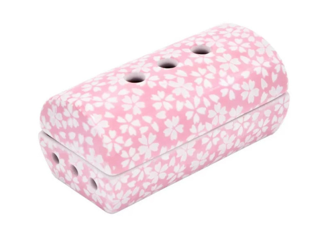 美濃焼筒香彩器 筒型香炉 小桜
