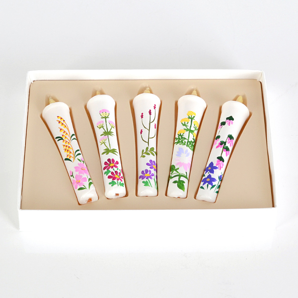 和ろうそく 甲子園の華（手描き） 秋 3号 5本入