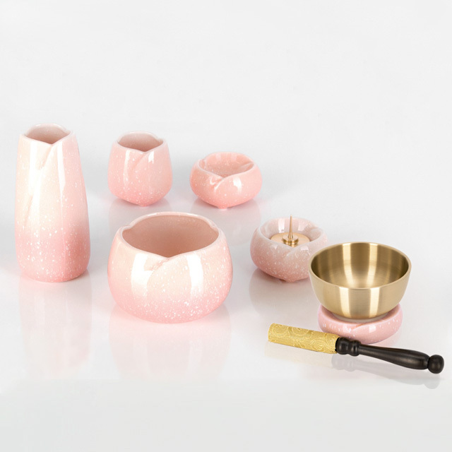 陶器 やわらぎ さくら 5点/7点セット＋陶器 やわらぎ さくら専用リンセット