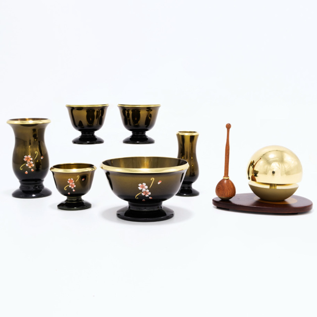 銅器 フルール コハクボカシ 桜蒔絵