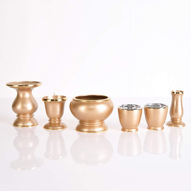 琵琶 シャンパンゴールド 金フチ 3.0寸 6具足