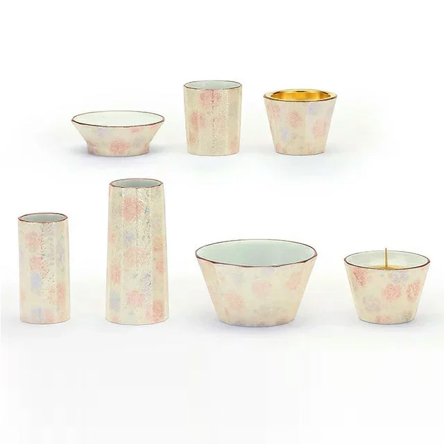 有田焼 仏具 陶器 叶夢 杏花