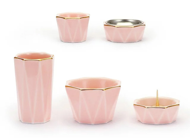 陶器 きらら ピーチ 5点セット