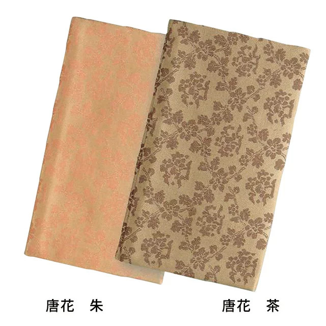 正絹名物裂金封ふくさ 木箱入 唐松 朱・茶