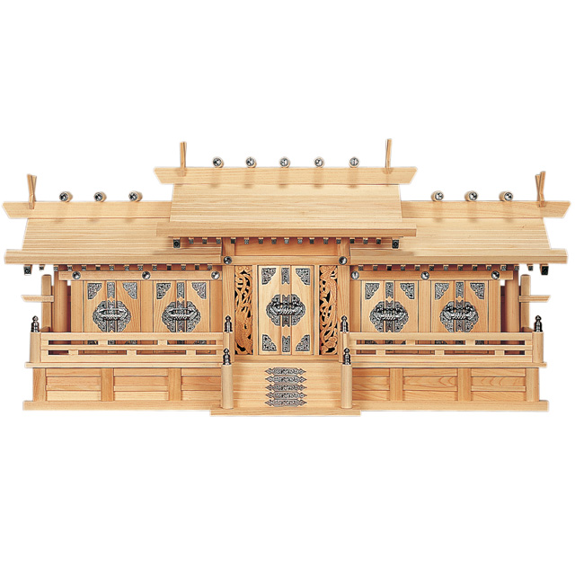 神棚 鳳凰五社造り・中