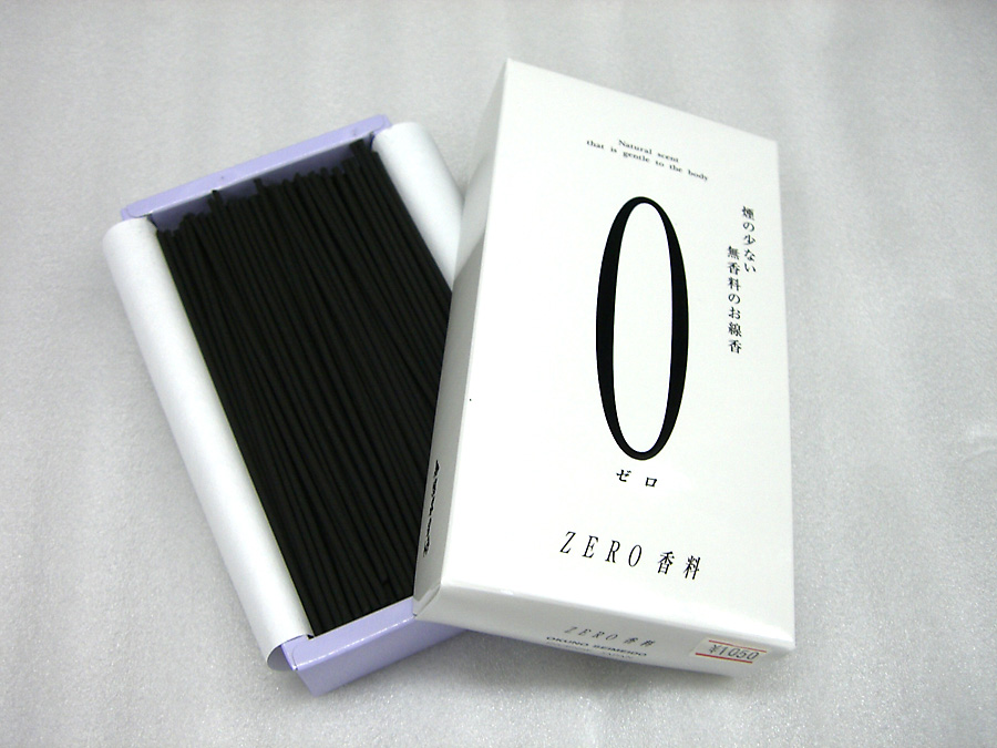 煙の少ない無香料のお線香 ０(ゼロ)