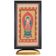 モダン掛軸 新世紀軸 綺羅DX 金地 ロイヤルレッド 本尊