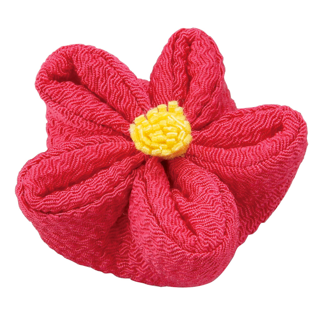 ちりめん和菓子　香の花　紅花