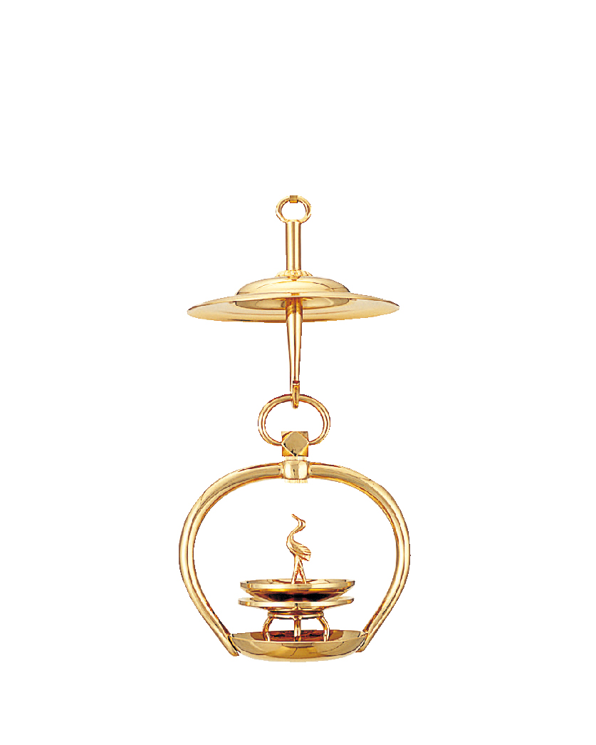 本山輪灯　長鍵　金メッキ （1対）