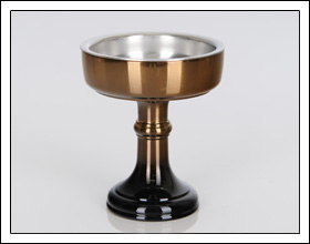 銅器 伝統型 コハクボカシ 仏器（仏飯器）