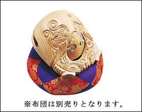 楠 木魚 上彫
