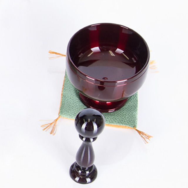 高台リン ワインレッド セット 2.0寸～2.5寸