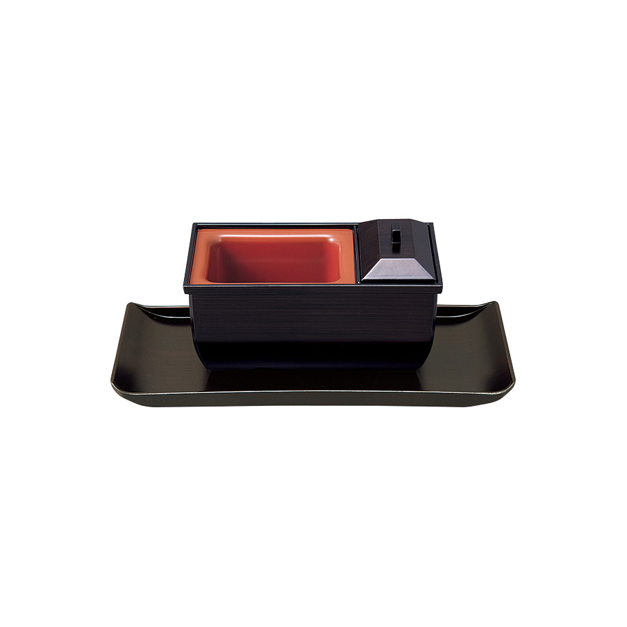 焼香盆やすらぎセット5.0寸 木目色 特小