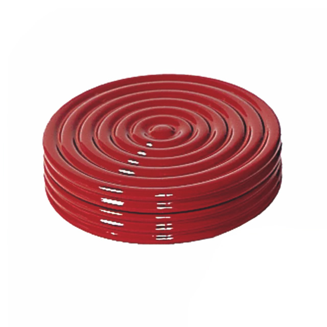 朱塗筋入香合（内黒塗）2.5寸