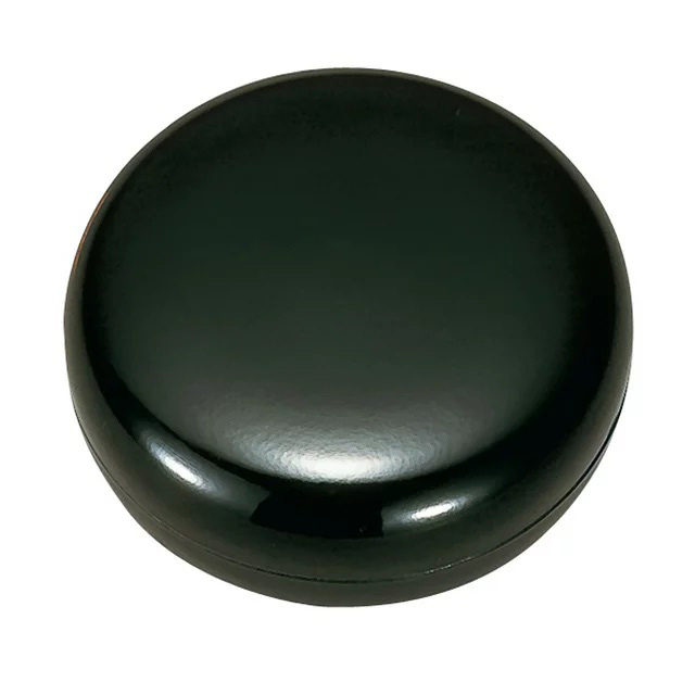 日本製 PC 香合  黒 2.5寸