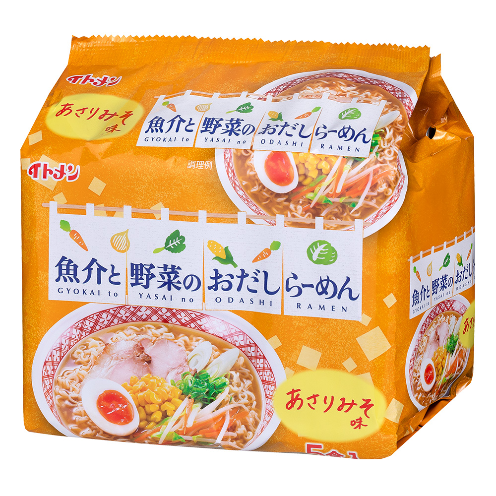 [th-18] おだしラーメンみそ味5食パック